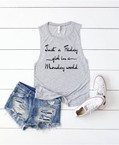 Girl In A Monday World Tank Top GT01