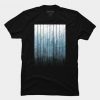 Grunge Dripping Turquoise Misty Forest T-Shirt KH01