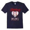 Heart Softball Mimi Baseball T-Shirt DV01