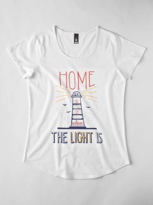 Home The Light Is T-Shirt EL01