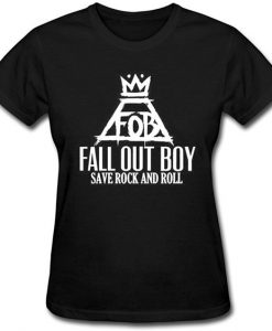 Hot Topic Womens Fall Out Boy Anchor T-Shirt KH01