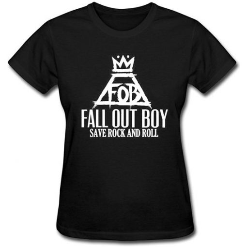 Hot Topic Womens Fall Out Boy Anchor T-Shirt KH01