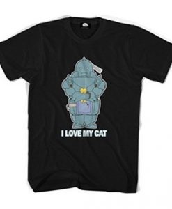 I Love My Cat Fullmetal T-Shirt EL01