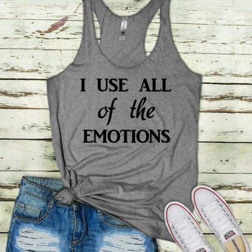 I Use All Emoticons Tank Top GT01