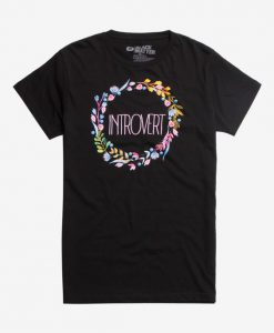 Introvert Floral T Shirt SR01