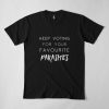 Keep Voting Favourite Parasites T-Shirt AD01