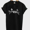 Meow face Cat T-shirt SR01