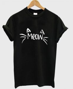 Meow face Cat T-shirt SR01