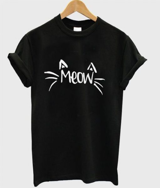 Meow face Cat T-shirt SR01