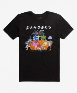 Mighty Morphin Power Rangers Couch T-Shirt AD01