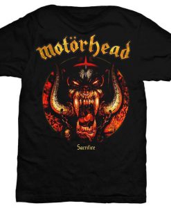 Motorhead Sacrifice Black T-Shirt DV01