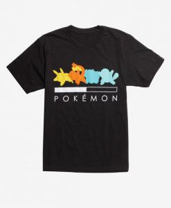 Pokemon Charge Starter Silhouettes T-Shirt AD01