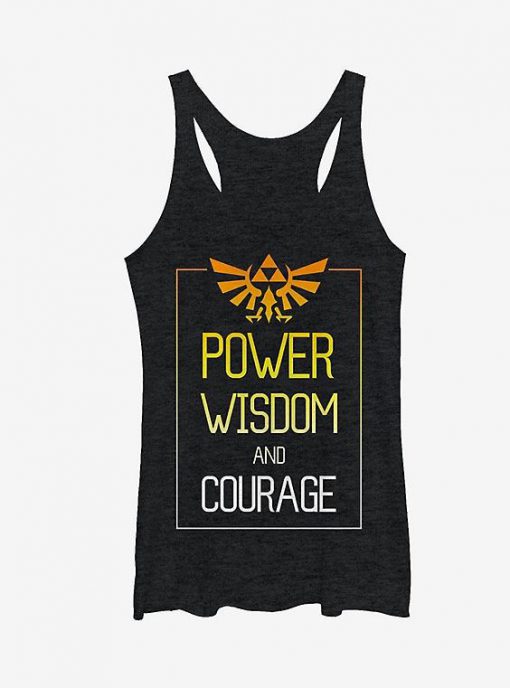 Power Wisdom Courage Tank Top SR01