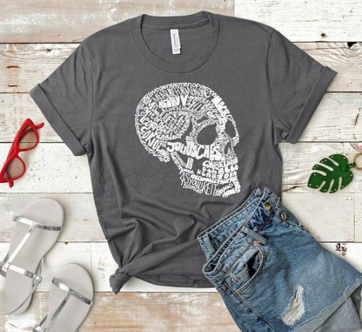 Shakespeare Skull T-Shirt EL01