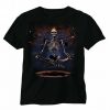 Skeleton Horror Meditation T-shirt DV01