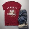 Sundays Are For Beer Baseball T-Shirt DV01
