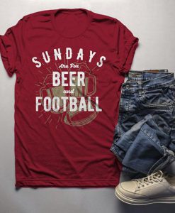 Sundays Are For Beer Baseball T-Shirt DV01