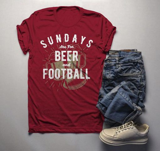 Sundays Are For Beer Baseball T-Shirt DV01