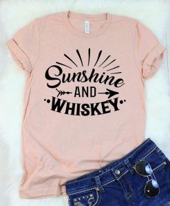 Sunshine and Whiskey Baseball T-Shirt DV01