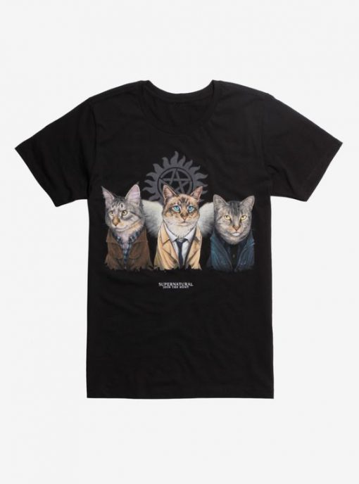 Supernatural Jenny Park Cats T-Shirt AD01