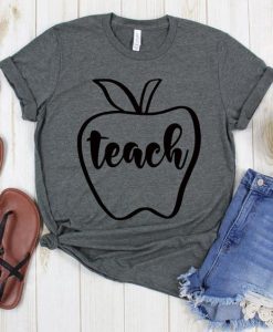 Teach Apple T Shirt SR01