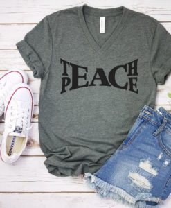 Teach Peace T Shirt SR01