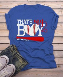 That s My Boy mom Baseball T-Shirt DV01