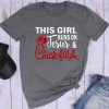 This Girl Runs On Jesus T Shirt SR01