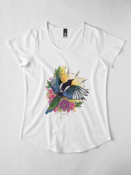 Traditional Magpie T-Shirt AD01