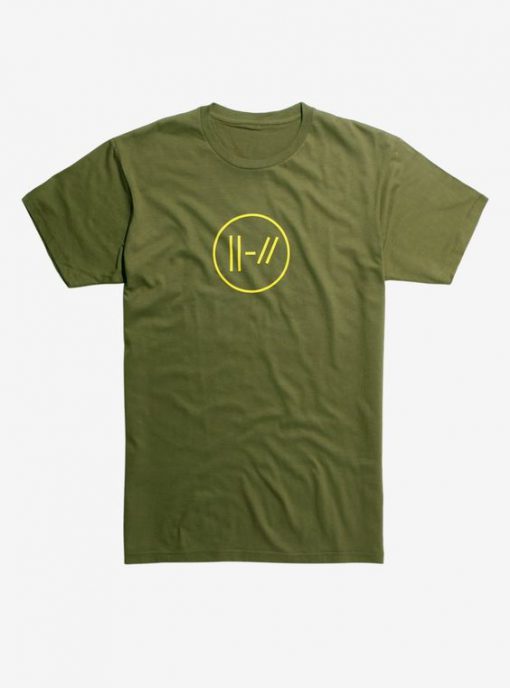 Twenty One Pilots Yellow Double Lines Logo T-Shirt AD01