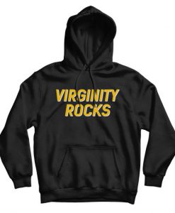 Virginity Rocks Black Hoodie GT01