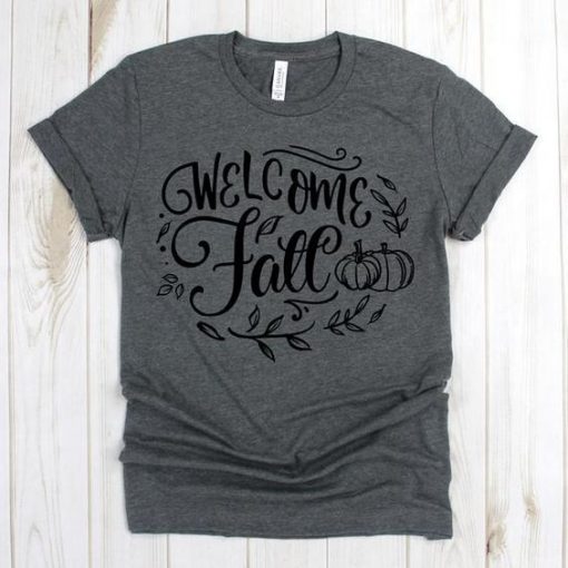 Welcome Fall Pumpkins T Shirt SR01