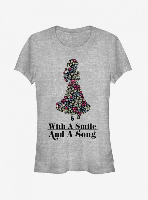 With A Smile Girls T-Shirt SR01