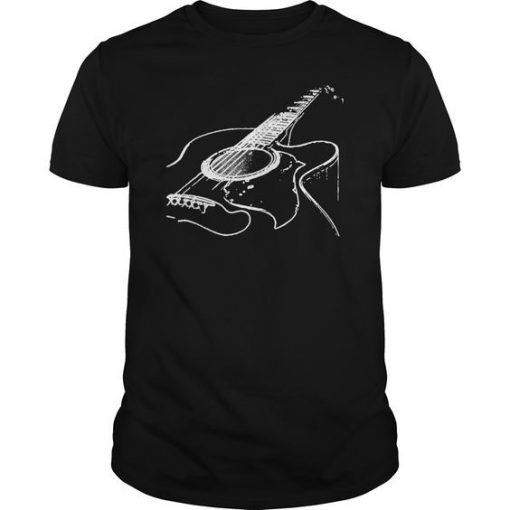 Acoustic Guitar T-Shirt VL01