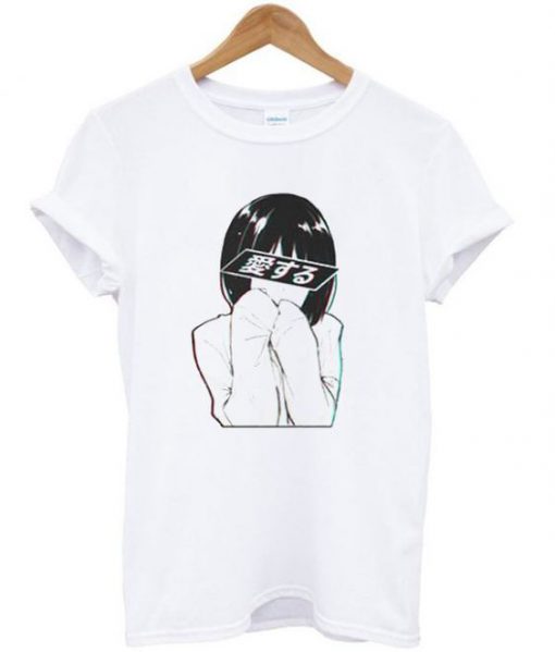 Aisuru Japanese Girl Graphic T-shirt AV01