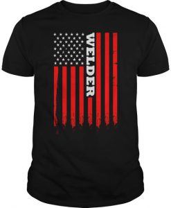 American Welder Flag T-Shirt DV01