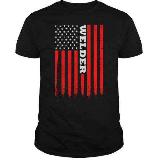 American Welder Flag T-Shirt DV01