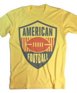 American football Yeelow T-Shirt DV01