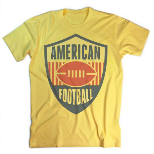 American football Yeelow T-Shirt DV01