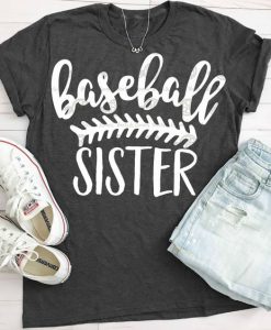 BASEBALL SISTER SVG T-Shirt AV01