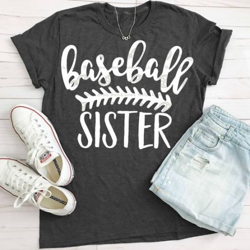 BASEBALL SISTER SVG T-Shirt AV01