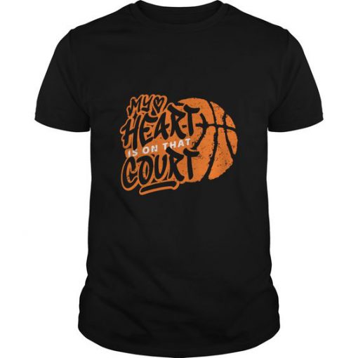 Basketball My Heart T-Shirt AV01
