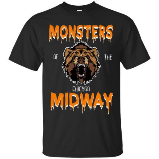 Bears Monsters Of the Midway Fan T-Shirt ER