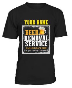 Beer Custome Name T-shirt AV01