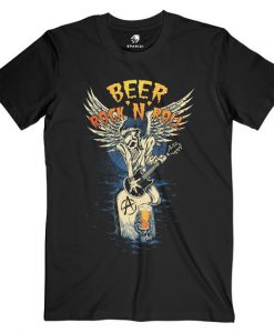 Beer rock an roll T-shirt AV01