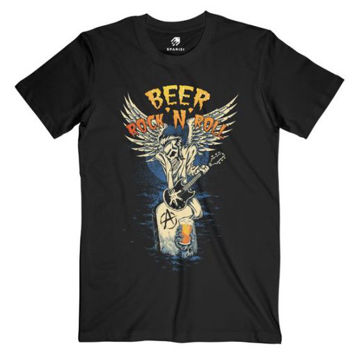 Beer rock an roll T-shirt AV01