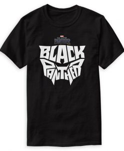 Black Panther Typography T-Shirt AV01