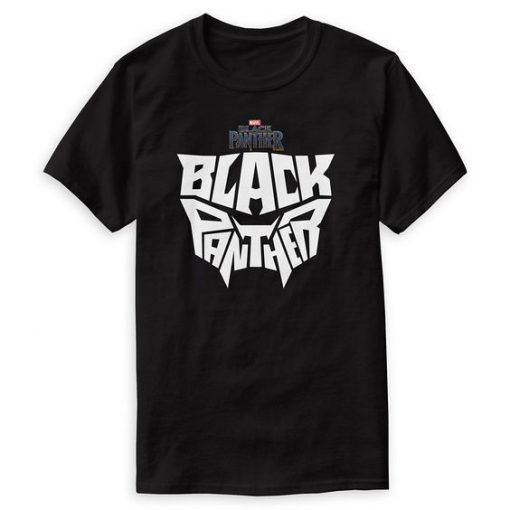 Black Panther Typography T-Shirt AV01