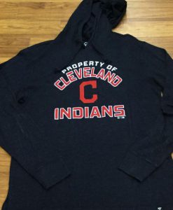 Cleveland Indians Navy Blue Hoodie AV01