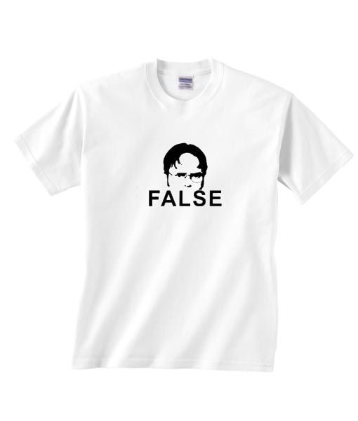 Dwight Schrute False T-Shirt FR28